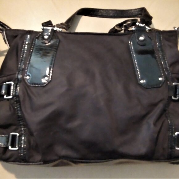 VINTAGE!! MICHAEL KORS BLACK GANSEVOORT HANDBAG / PURSE / TOTE 2009 COLLECTION - Picture 3 of 12